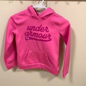 Girls Under Armour hoodie sweatshirt